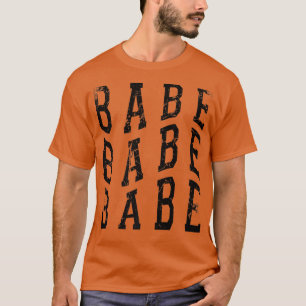 Babe 3 Vintage Bride Bridesmaid Bachelorette Party T-Shirt