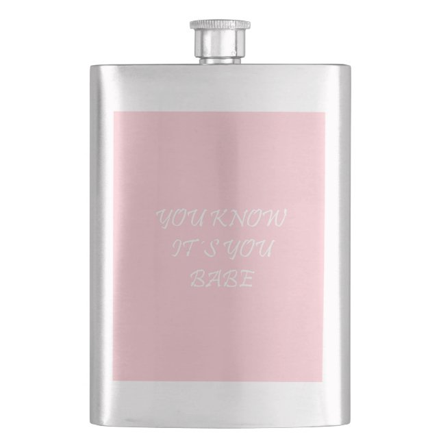 Babe Hip Flask (Front)