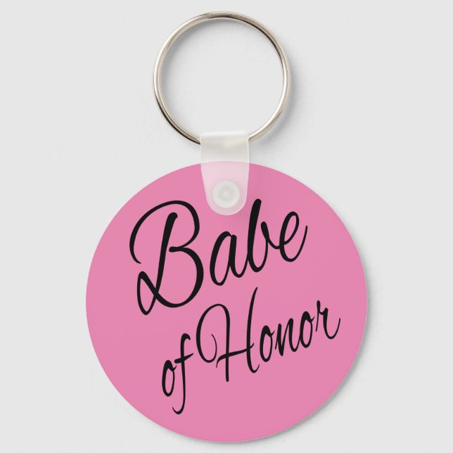 Babe of Honour Key Ring (Front)