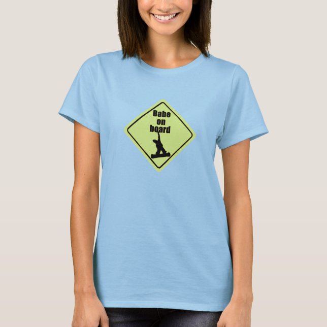 babe on board T-Shirt (Front)