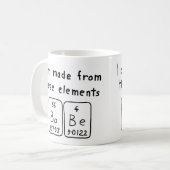 Babe periodic table name mug (Front Left)