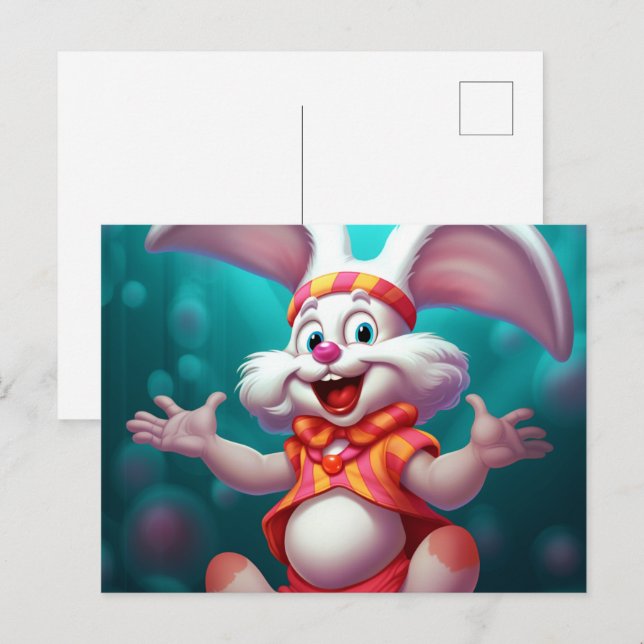Babe Rabbit Postcard (Front/Back)