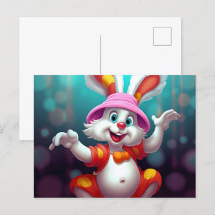 Babe Rabbit Postcard