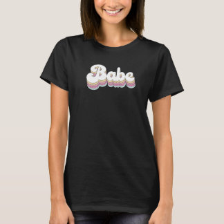 Babe Retro Bride Bridesmaid Bachelorette Party   T-Shirt
