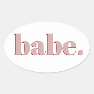 Babe Sticker