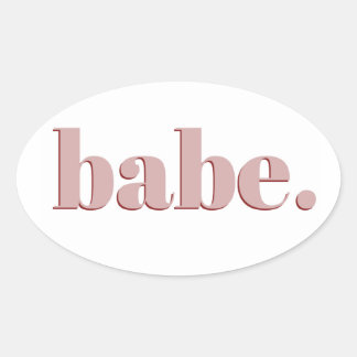 Babe Sticker