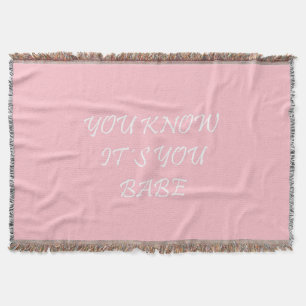 Babe Throw Blanket