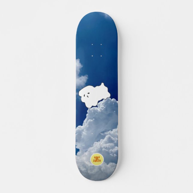 Babes Skate Cloud Series Innu Skateboard (Front)