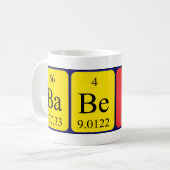 Babette periodic table name mug (Front Left)