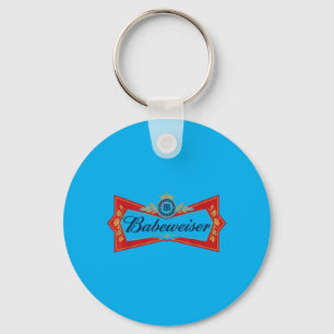Babeweiser Funny Beer Lover Drinking Party Joke Key Ring