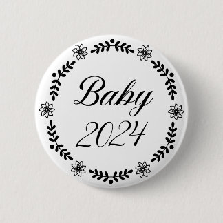Babies 2024 | Announce Pregnancy | baby 2024 6 Cm Round Badge