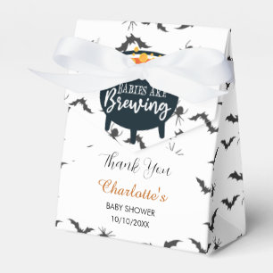 Babies are Brewing Halloween Witch Baby Shower Favour Box