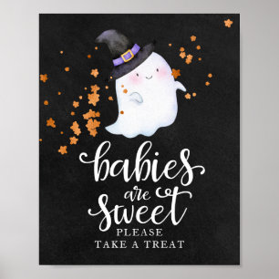 Babies are Sweet Halloween Baby Shower Sign
