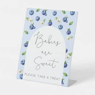 Babies are sweet please take a treat pedestal sign