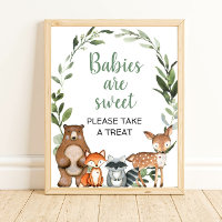 Babies are sweet take a treat woodland favours sig