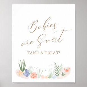 Babies are Sweet Under the Sea Baby Shower Sign