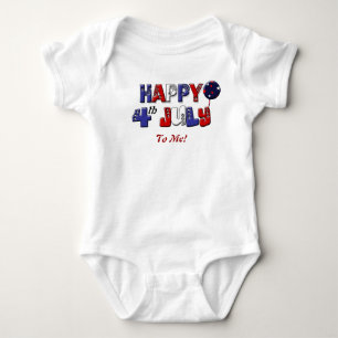 Babies first 4th of July Independenece day Baby Bodysuit