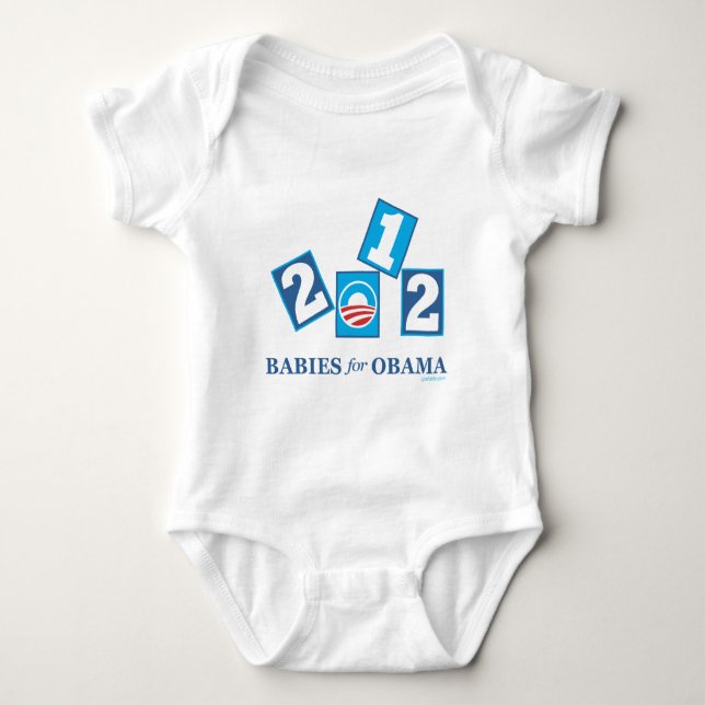Babies for Obama 2012 Baby Bodysuit (Front)