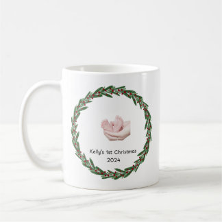 Babies (Kelly’s) 1st Christmas Customizable Coffee Mug