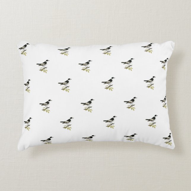 Babies: Little Bird (GRE.W) -  Decorative Cushion (Front)