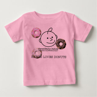 Babies Loves Doughnuts Baby T-Shirt