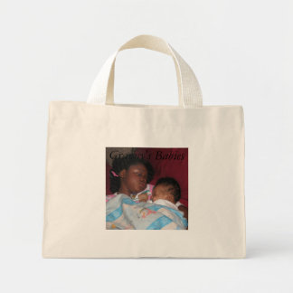 babies, Momma babies, Sleeping, Granny's Babies Mini Tote Bag
