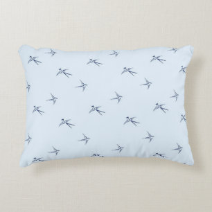 Babies: Swallows/Blue (AP.SW.B.) -  Decorative Cushion