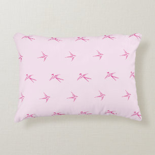 Babies: Swallows/Pink (AP.SW.P.) -  Decorative Cushion