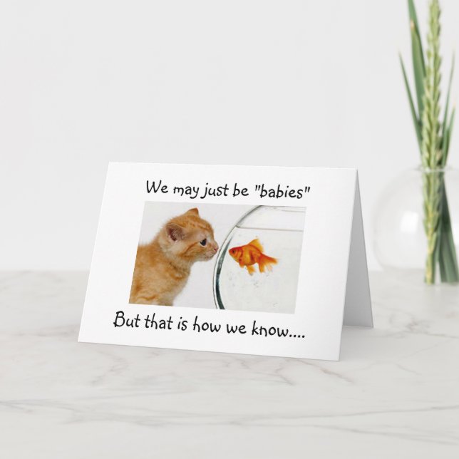 BABIES-WE KNOW ADOPTION IS SPECIAL CARD (Front)