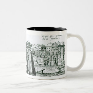 Babington with his Complices in St. Giles Two-Tone Coffee Mug