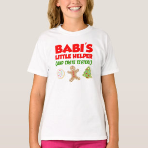 Babi's Little Helper Christmas Cookies T-Shirt