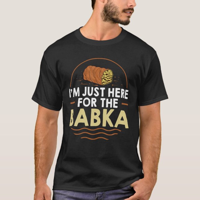 Babka Chocolate Bread Recipe Polish Cinnamon Cake T-Shirt (Front)