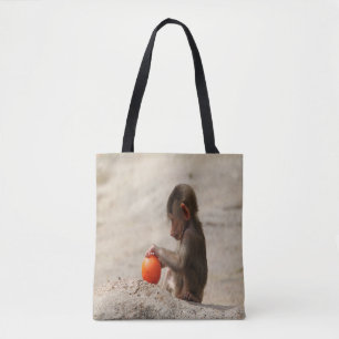Baboon Baby Tote Bag