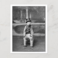 Baboon Dressed Up in Clothes Vintage