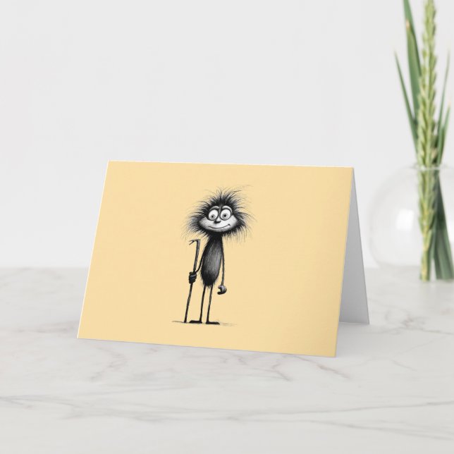 baboon holiday card (Front)