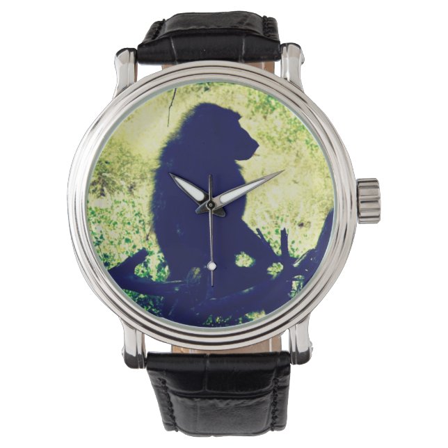 Baboon Silhouette Watch (Front)