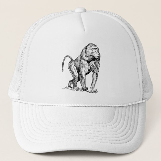 Baboons Trucker Hat (Front)