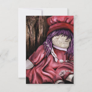 babtized. baby doll. invitation