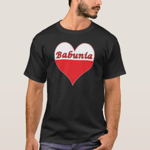 Babunia Polish Heart T-Shirt
