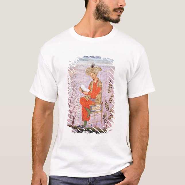 Babur  Reading, Mughal T-Shirt (Front)