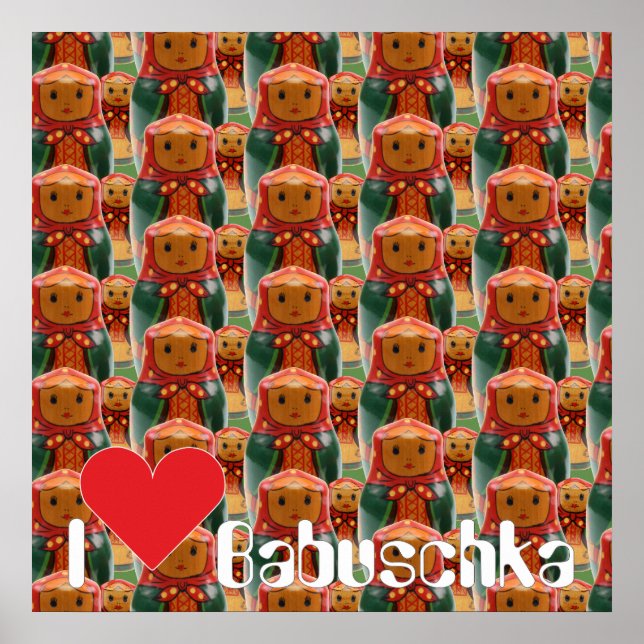 Babuschka Matrjoschka Matryoshka Poster (Front)