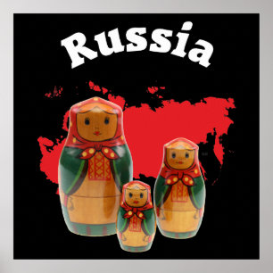 Babuschka Matrjoschka Matryoshka Poster