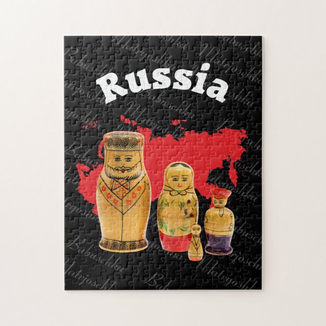 Babuschka Matrjoschka Matryoshka Puzzles (Vertical)