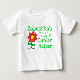 Babushka Little Garden Helper Baby T-Shirt