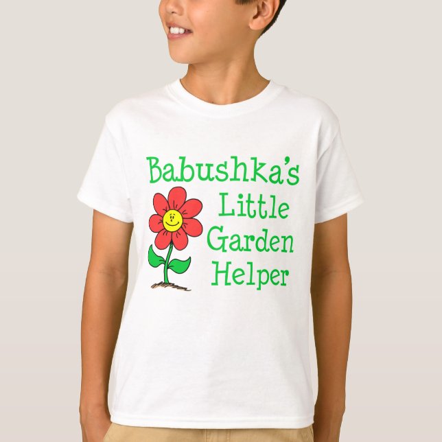 Babushka Little Garden Helper T-Shirt (Front)