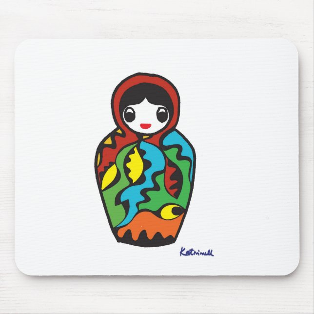 Babushka - Matryoshka Mouse Mat (Front)