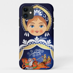 Babushka Matryoshka Russian Doll iPhone 11 Case