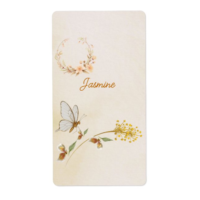 Baby 1st birthday labels  (Front)