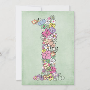 Baby 1st Birthday Party Custom Invite Invitation