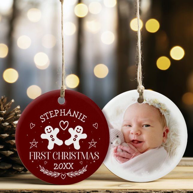 Baby 1st Christmas Holiday accent Ceramic Tree Decoration (Creator Uploaded)